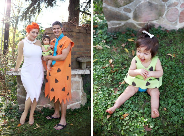 Flintstone Family costume DIY