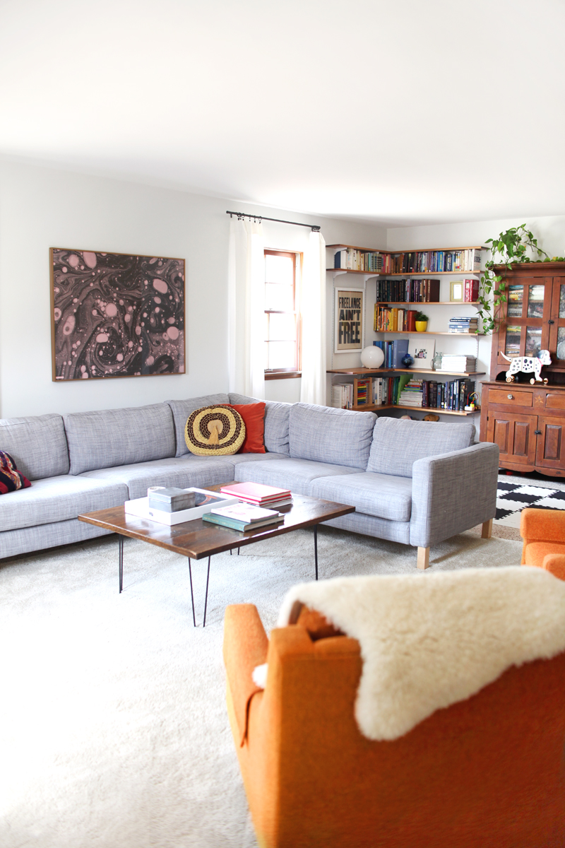 Living Room Updates: The Sectional is Here! - Making Nice in the Midwest