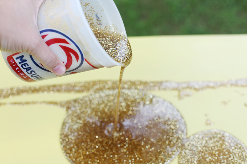 My Diy Glitter Countertop Making Nice In The Midwest