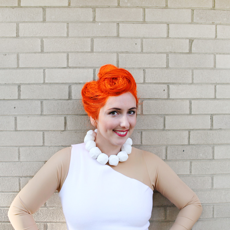 Wilma Flintstone Hair Tutorial - Making 