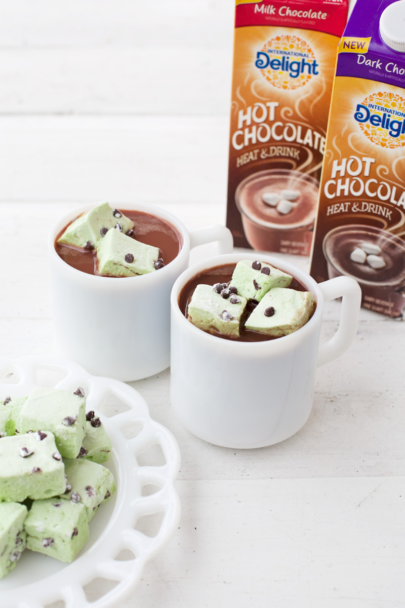 Mint ChMint Chocolate Chip Marshmallows Recipe with International Delight hot chocolateocolate Chip Marshmallows Recipe