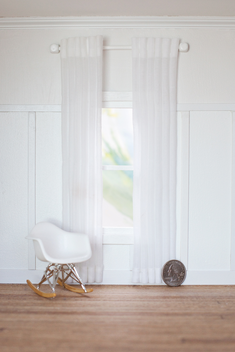 dollhouse curtains diy