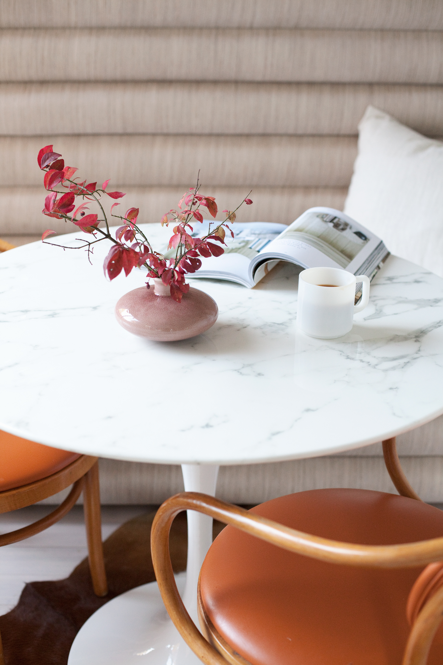 marble top tulip table