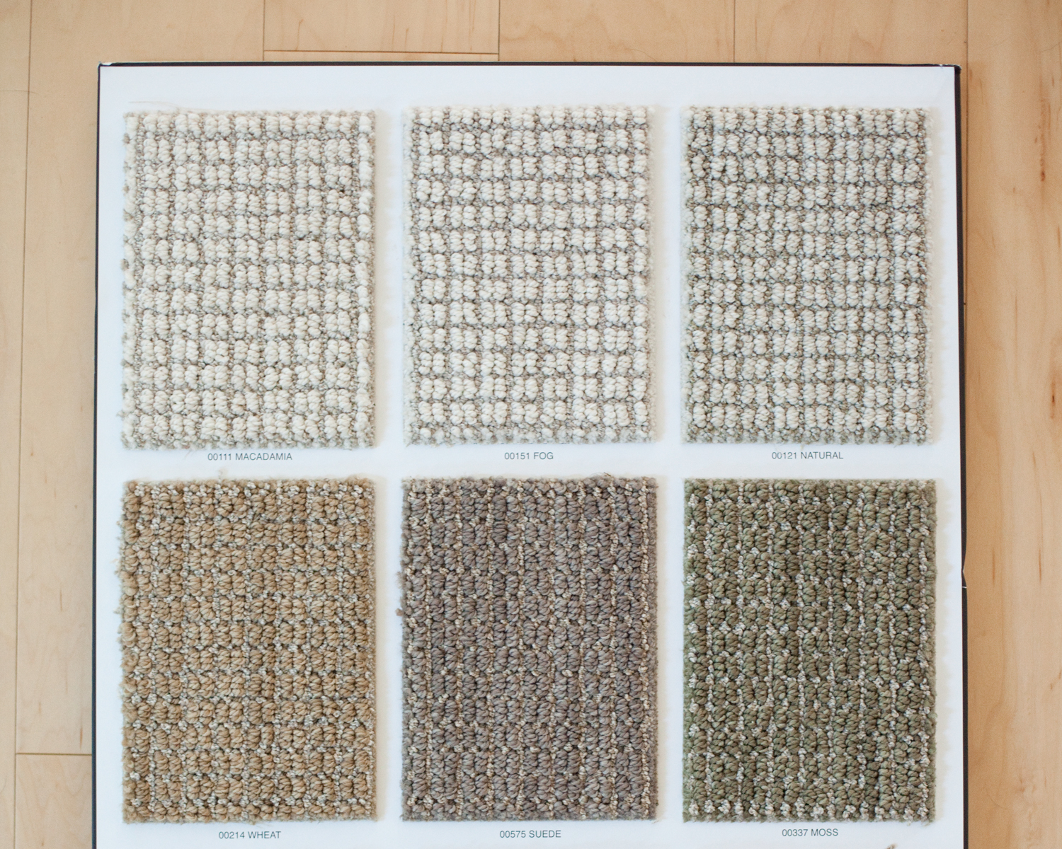 Stainmaster carpet options