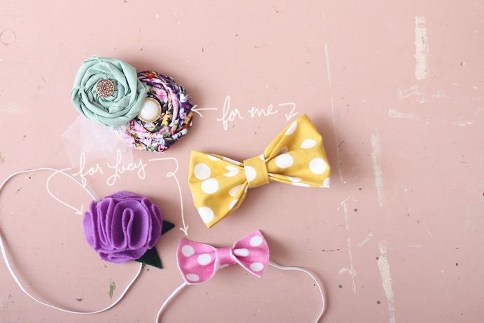 Her Lion Heart hair accessories for adults and babies