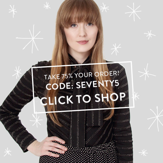75% off sale at Fine & Dandy Vintage