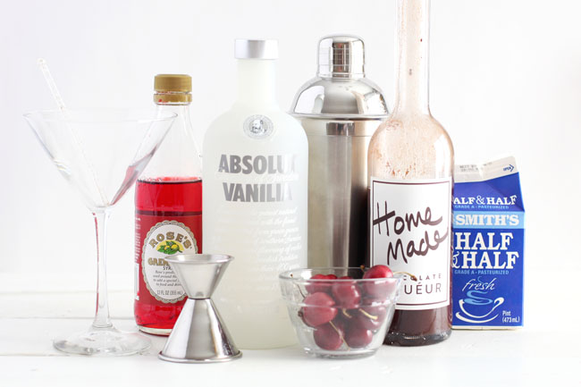 Chocolate Cherry Cordial Martini