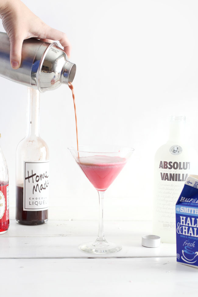 Chocolate Cherry Cordial Martini