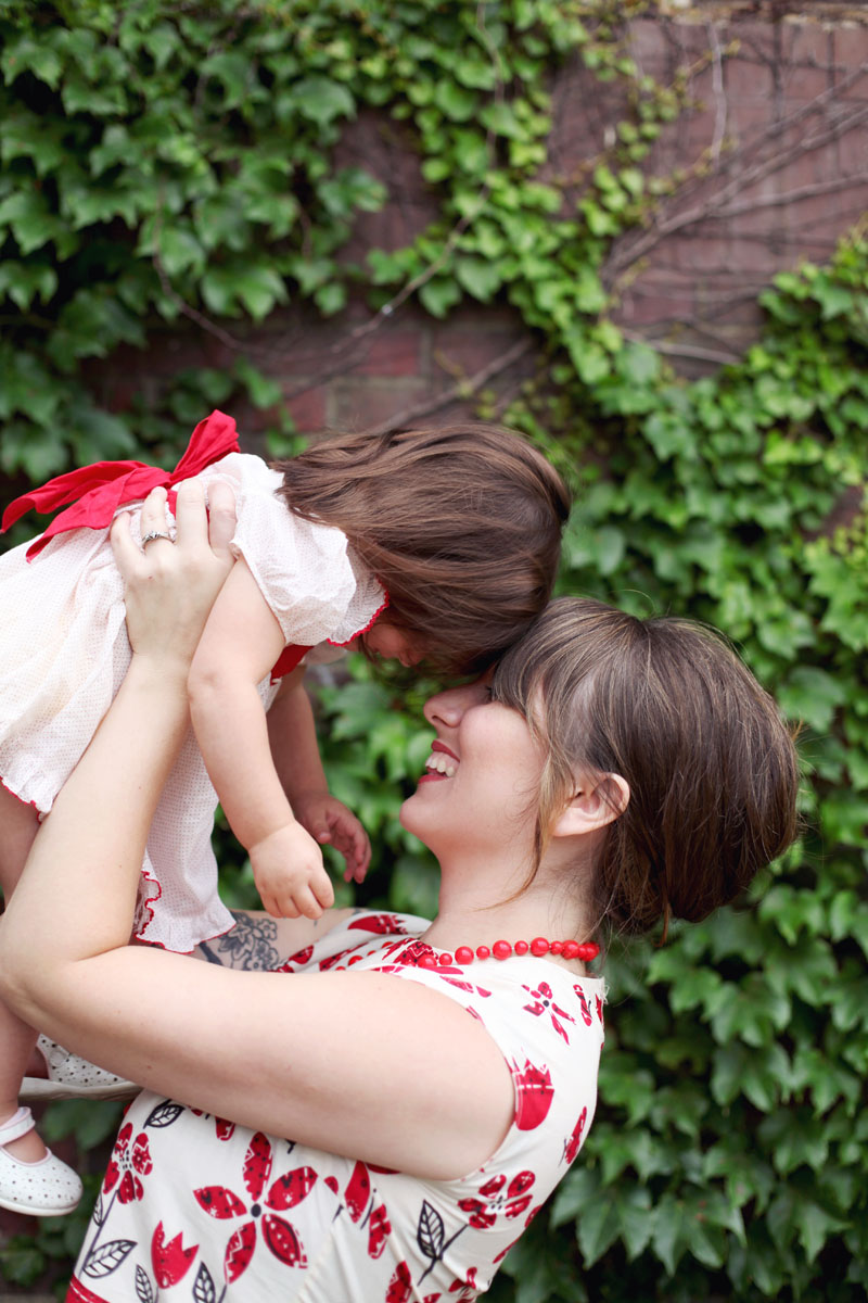Vintage-inspired Mother/Daughter style on Making Nice in the Midwest