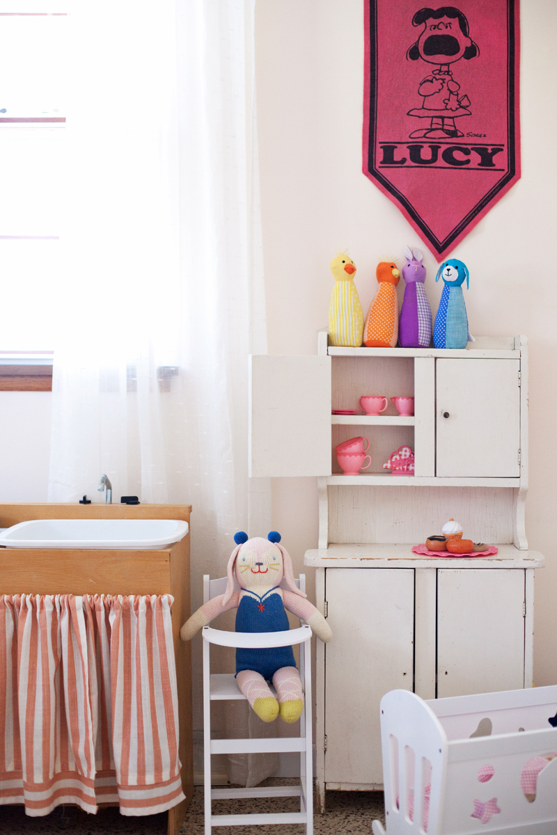 Toddler room with vintage elements