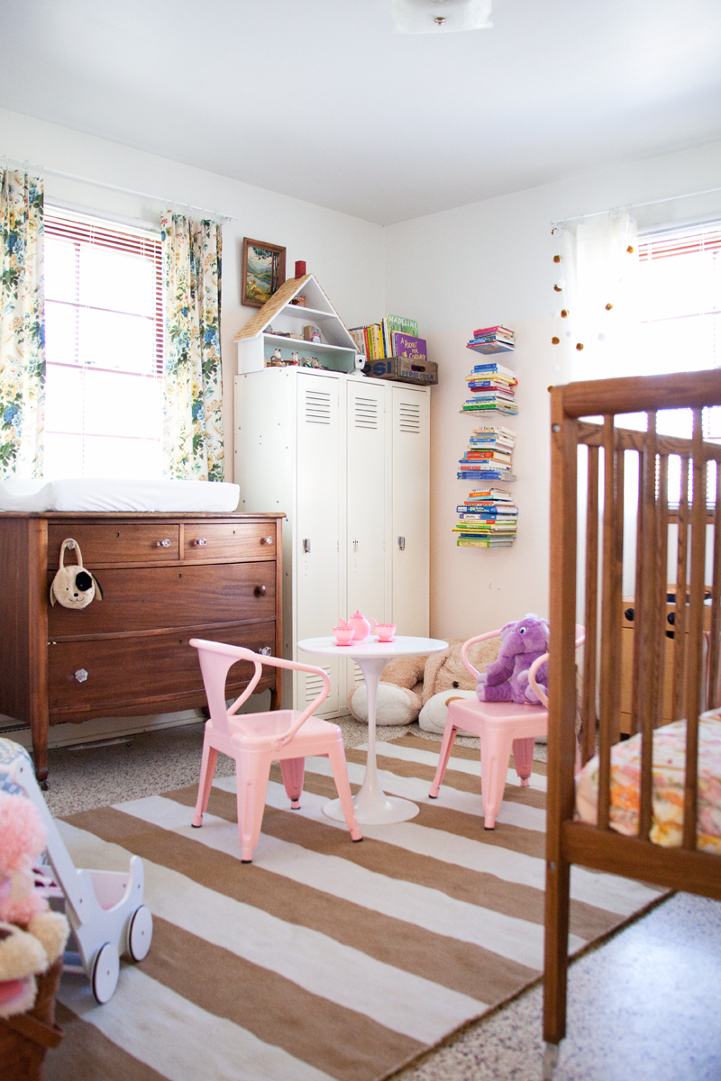 Toddler room with vintage elements