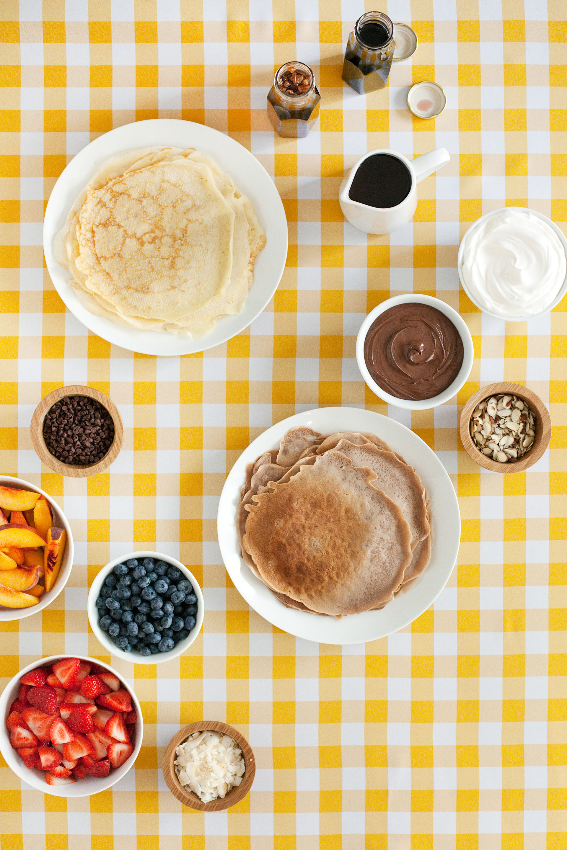 host an end of Summer crepe buffet